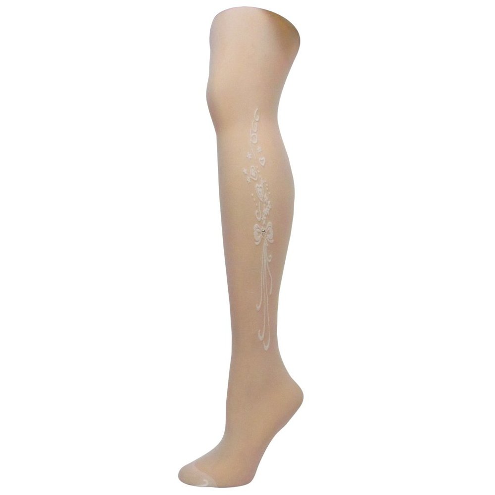 Women's 6pc/pk Nylon Fashion Pantyhose Flock